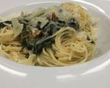 Foto del paso 7 de la receta Espaguetis con salsa espinacas y nueces