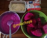 Foto langkah ke 2 dari resep Out meal buah naga.