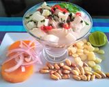 Foto del paso 1 de la receta: Leche de tigre con pescado y pota👍🇵🇪