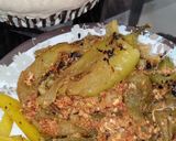 صورة لخطوة 7 من وصفة شكشوكة الخضر المشوية 🌶️🫑🍅