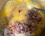 A picture of step 1 of “Funeral Potatoes”.
