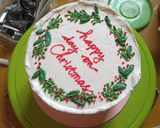 Foto langkah ke 9 dari resep Apricot Cheese Cake (Christmas Cake Theme).