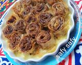 A picture of step 8 of Phyllo Cinnamon Rolls with Caramel Cream.