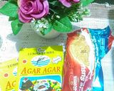 Foto langkah ke 1 dari resep Pudding Coklat Topping Roti Marrie Susu (149).