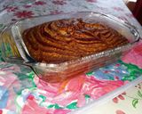 A picture of step 12 of Red velvet chocolate marble cake.