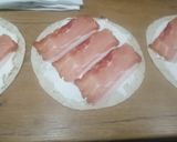 Roladki z tortilli z szynką parmeńską krok przepisu 1 zdjęcie