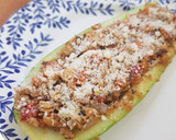Foto del paso 9 de la receta: Calabacín relleno con pollo