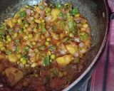 A picture of step 3 of Tawa pulav.