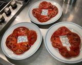 Une image de l'étape 9 de Petites salades de tomates au crabe.