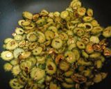 A picture of step 2 of Karela potato ki sabji.