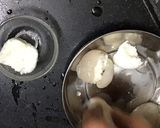 A picture of step 4 of Lychee Chocolate rasgulla.
