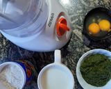 Foto del paso 1 de la receta: Panqueques de espinaca
