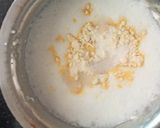 A picture of step 3 of Kadhi and khichdi.