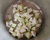 A picture of step 1 of Bottle gourd bhartha.