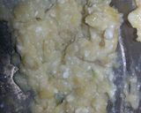 A picture of step 1 of Mash potato dip.