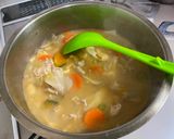 A picture of step 5 of Pork and Vegetable Miso Soup.
