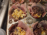 Chalupa de jamón keto