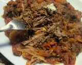 Foto del paso 4 de la receta: Carne Tiernizada En Salsa Que Se Corta Con Cuchara / Deshilachada o Desmechada