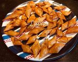 A picture of step 5 of Gur Ke Pare (Jaggery snack).