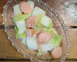 Foto langkah ke 4 dari resep Tumis Sawi Sosis.