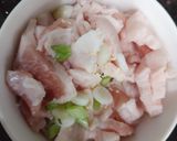Hình bước làm 1 của món Mì trứng xào rau