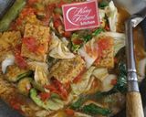 Foto langkah ke 11 dari resep Oseng Sambal Sawi Putih-Tempe-Terong.