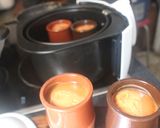 Foto del paso 4 de la receta: Flan de cacaolat con miel y naranjas amargas en freidora de aire