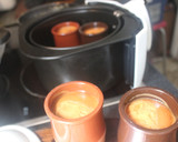 Foto del paso 4 de la receta: Flan de cacaolat con miel y naranjas amargas en freidora de aire