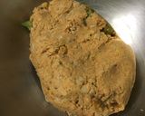 A picture of step 2 of Aloo Puri with nimboo achar.