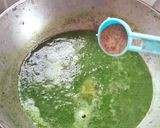 A picture of step 5 of Spinach soup (palak soup).