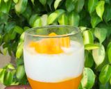 A picture of step 7 of Mango pannacotta.