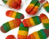 Foto langkah ke 1 dari resep Lidah Kucing Rainbow 😍.