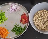 A picture of step 1 of Soyabean Rostie/ Uttapa.