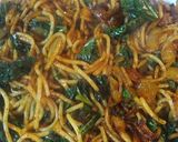 A picture of step 9 of Pasta, Kale and Chorizo Burger.