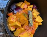 Une image de l'étape 6 de 🪹🥄velouté butternut 🍠patate douce 🥣🫜lentilles 🪸.