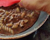 A picture of step 2 of Brown chocolate pasta.