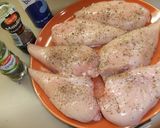 Foto del paso 1 de la receta Pechugas de pollo a la soja con salsa de almendras