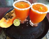 A picture of step 3 of Papaya lemonade.