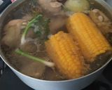 Hình bước làm 1 của món Súp gà rau củ