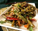 A picture of step 4 of Chinese French Beans Stir Fry.