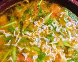 A picture of step 4 of Chota halkkusha (thumbai) rasam.