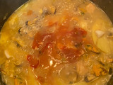 Sopa surtido de mariscos