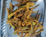 A picture of step 5 of Crispy Okra.