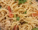 A picture of step 5 of Chicken chowmein.