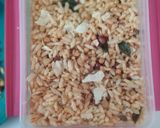 A picture of step 9 of Puffed Rice Snack (Lasaniya Mumra Chavana).