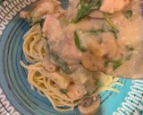 Foto langkah ke 4 dari resep Spaghetti Alfredo.