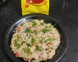 A picture of step 7 of Oats Upma.