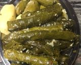 A picture of step 4 of Stuffed Zucchini and Grape Leaves with Vegetables.