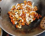 A picture of step 7 of Kashmiri Shufta.