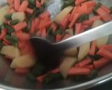 A picture of step 2 of Paneer Jalfrezi with Aloo Kulcha.
